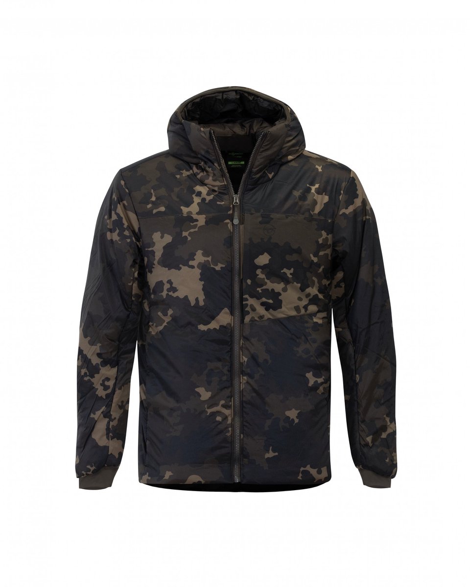 Korda Insulated Hooded Jacket Dark Kamo L - Vis Jas