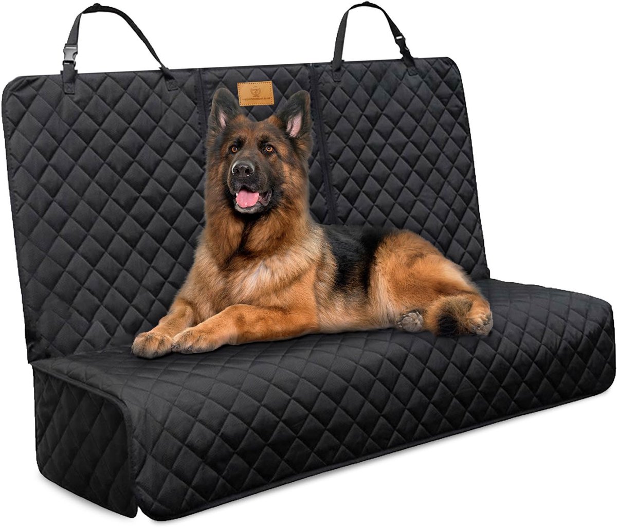 SnelShoppen - Hondenautostoelhoes Extra Breed 143cm - Waterdicht, Antislip en Krasbestendig - Duurzaam en Comfortabel voor Auto, Reis, en Vakantie - 5