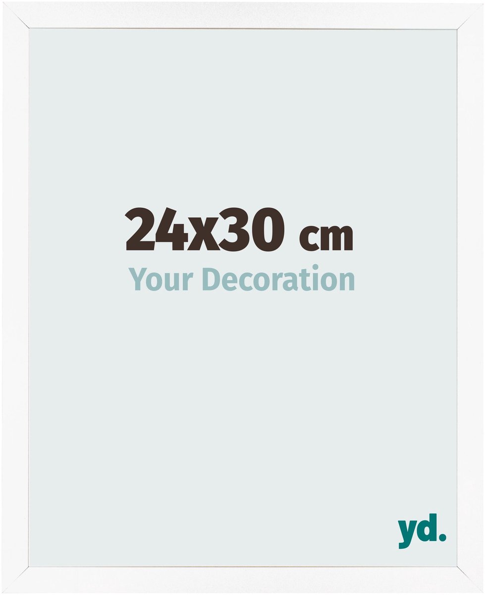 Your Decoration - Fotolijst 24x30 cm - MDF - Wit Mat - Bologna
