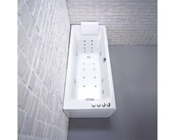SPALINA - Whirlpool bad - Tenzo Wave, 170 x70 x63 cm, Wit