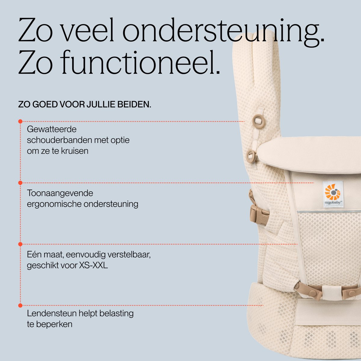 Ergobaby Adapt SoftFlex Mesh Draagzak - Graphite Grey – foto 7