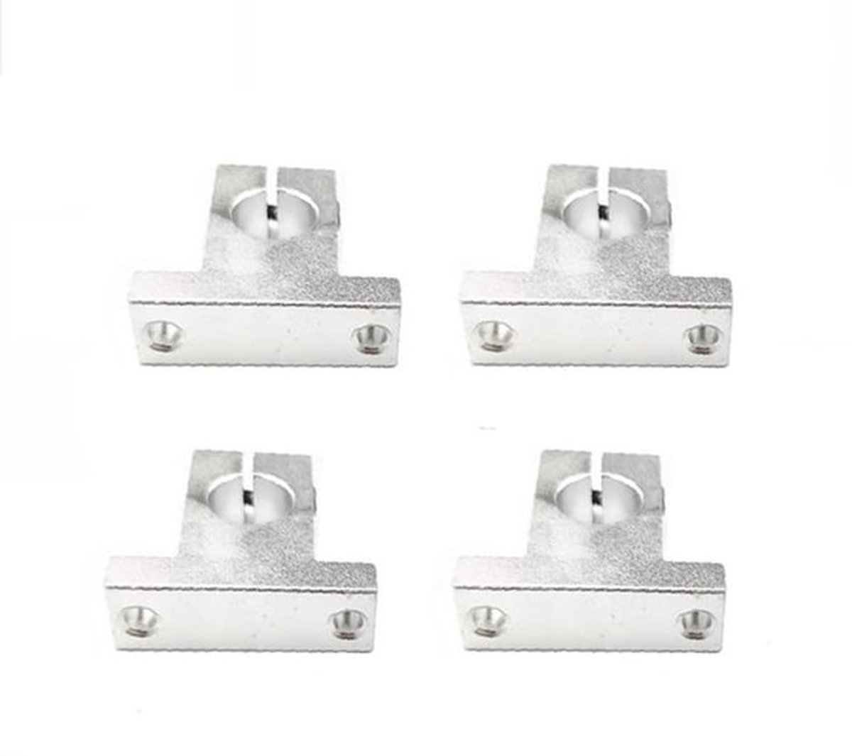 4 Stks SK30 Lineaire Rail As Ondersteuning - Aluminium Ondersteuning - 30mm - Ideaal voor Router - Stevige Constructie - Geschikt voor...
