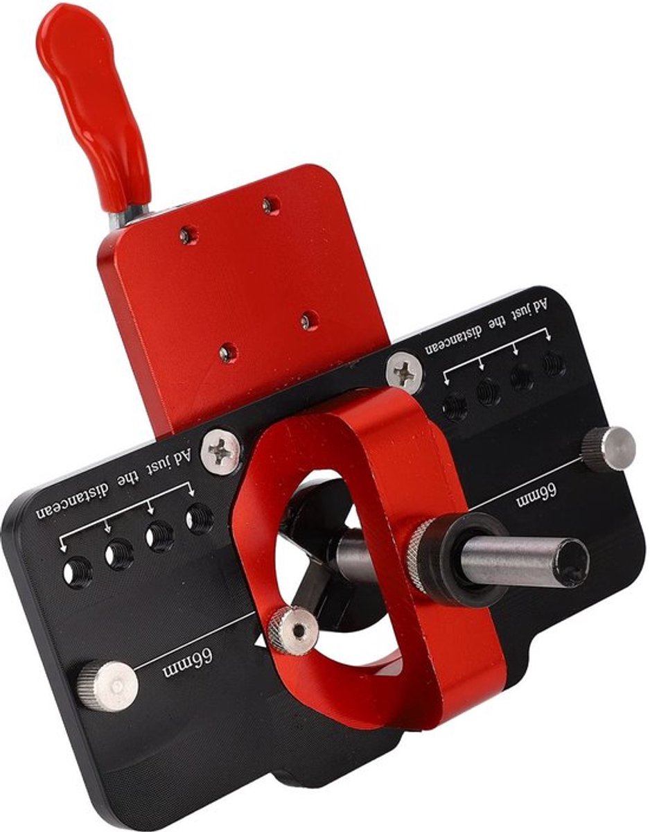 Gatopener 35mm - Verborgen Scharnier Jig - Boorkit Set - Aluminiumlegering - Duurzaam - Veilig Klemmechanisme - Boor