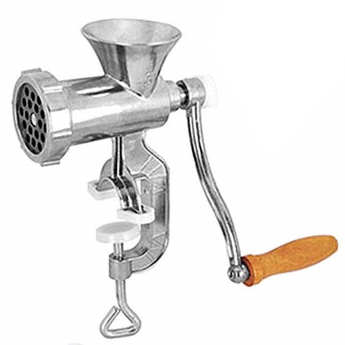 Vleesmolen Handmatig - Aluminium - Eenvoudige Bediening - Veilig en Robuust - Ruimtebesparend - Veelzijdig Gebruik - Vleesmaler