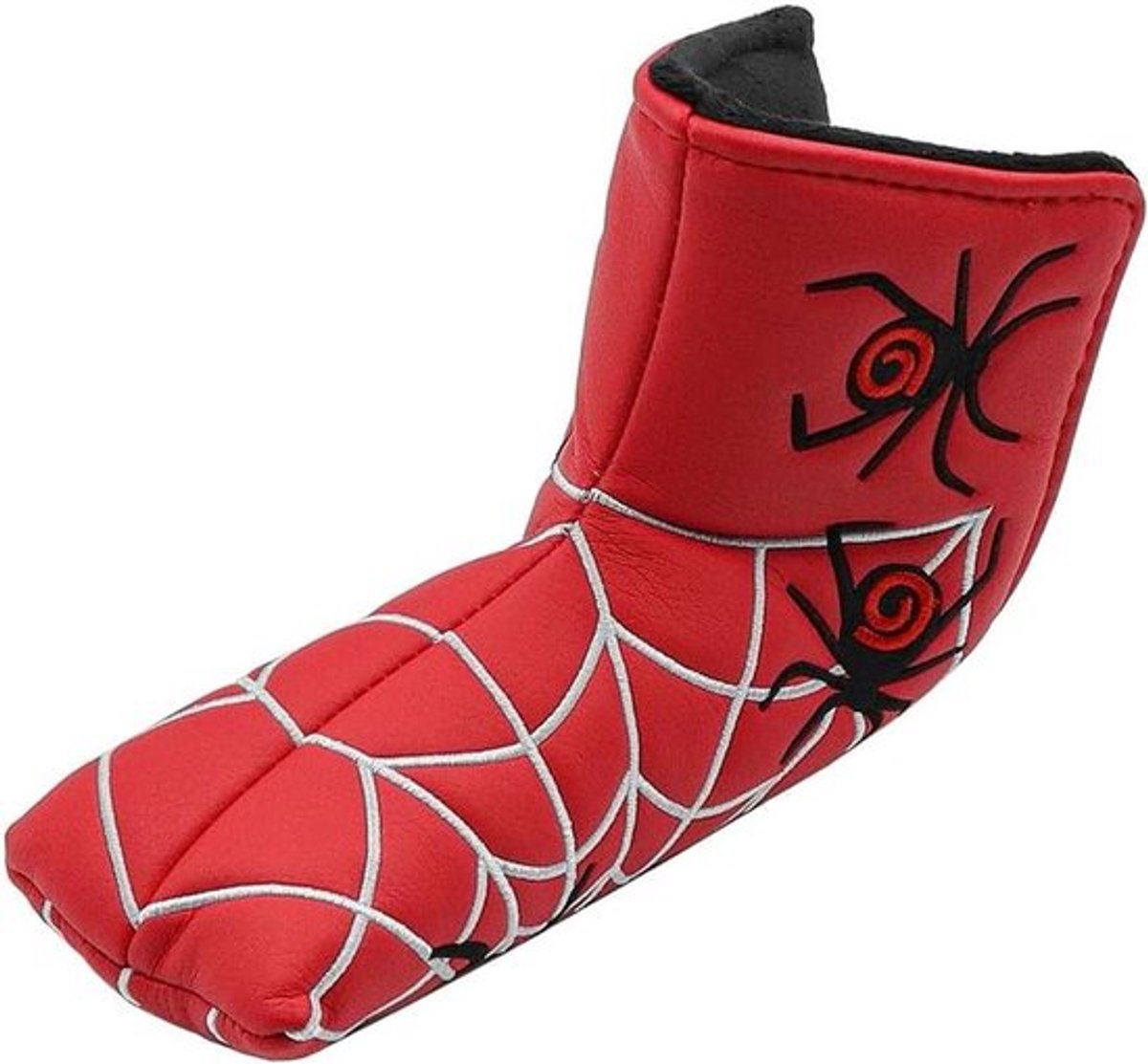 Golfputterkop van PU-materiaal met spinnenwebdesign