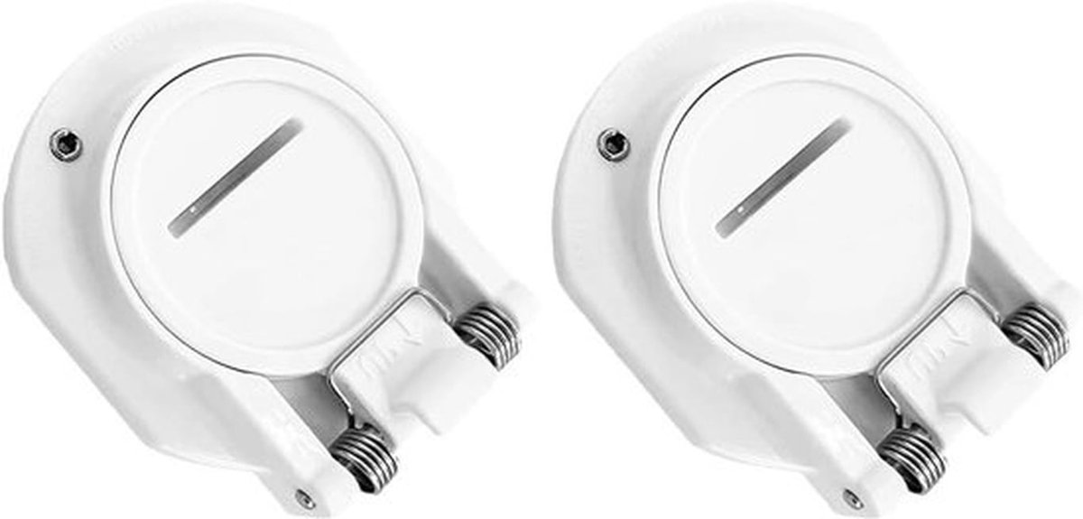 2-pack witte vrije rotatie zwembadstofzuigervergrendeling - vervanging voor W400BWHP, W400BLGP, GW9530 - compatibel met Zodiac, Hayward - zwembadreinigers - effectieve reiniging