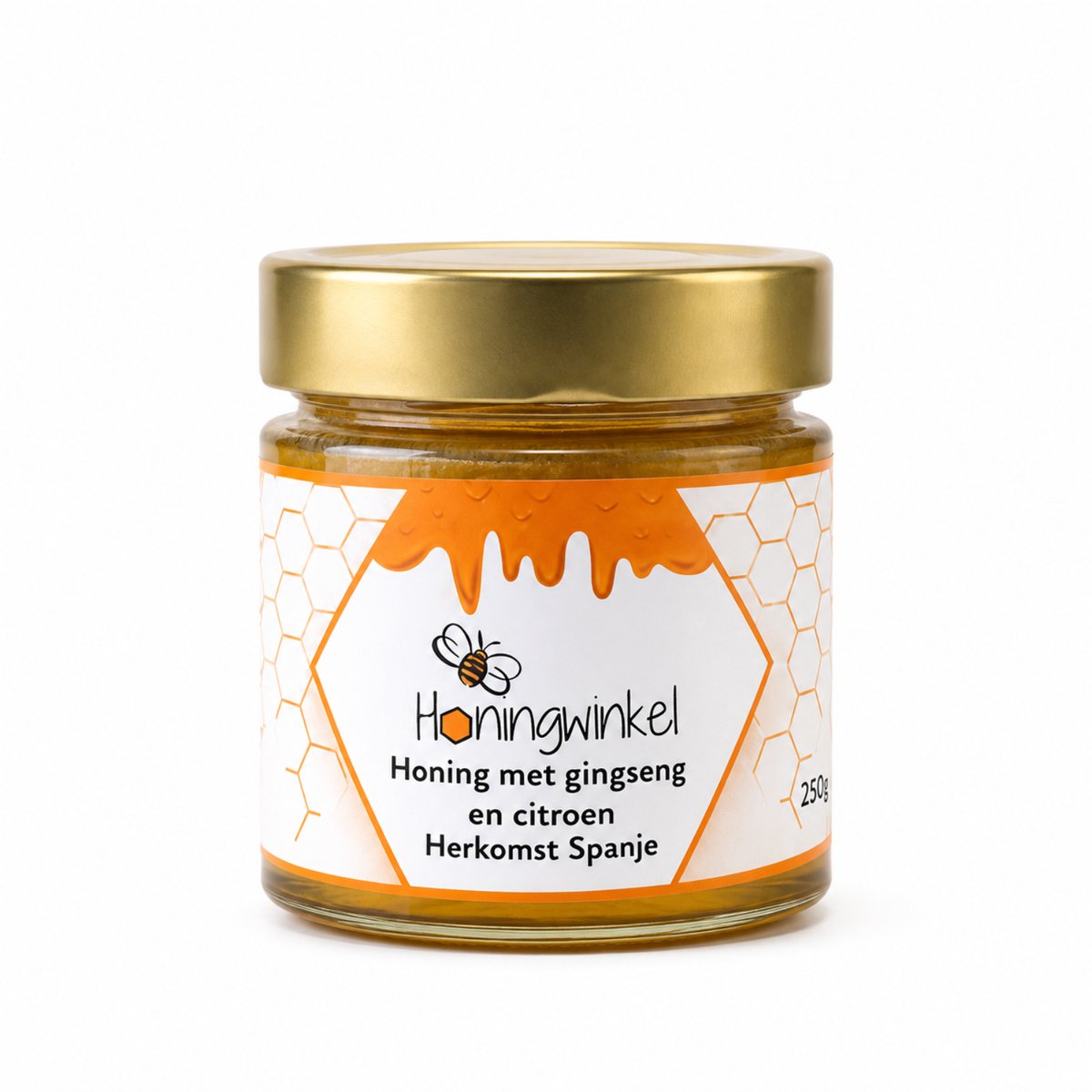 Honing met ginseng en citroen - Honingwinkel