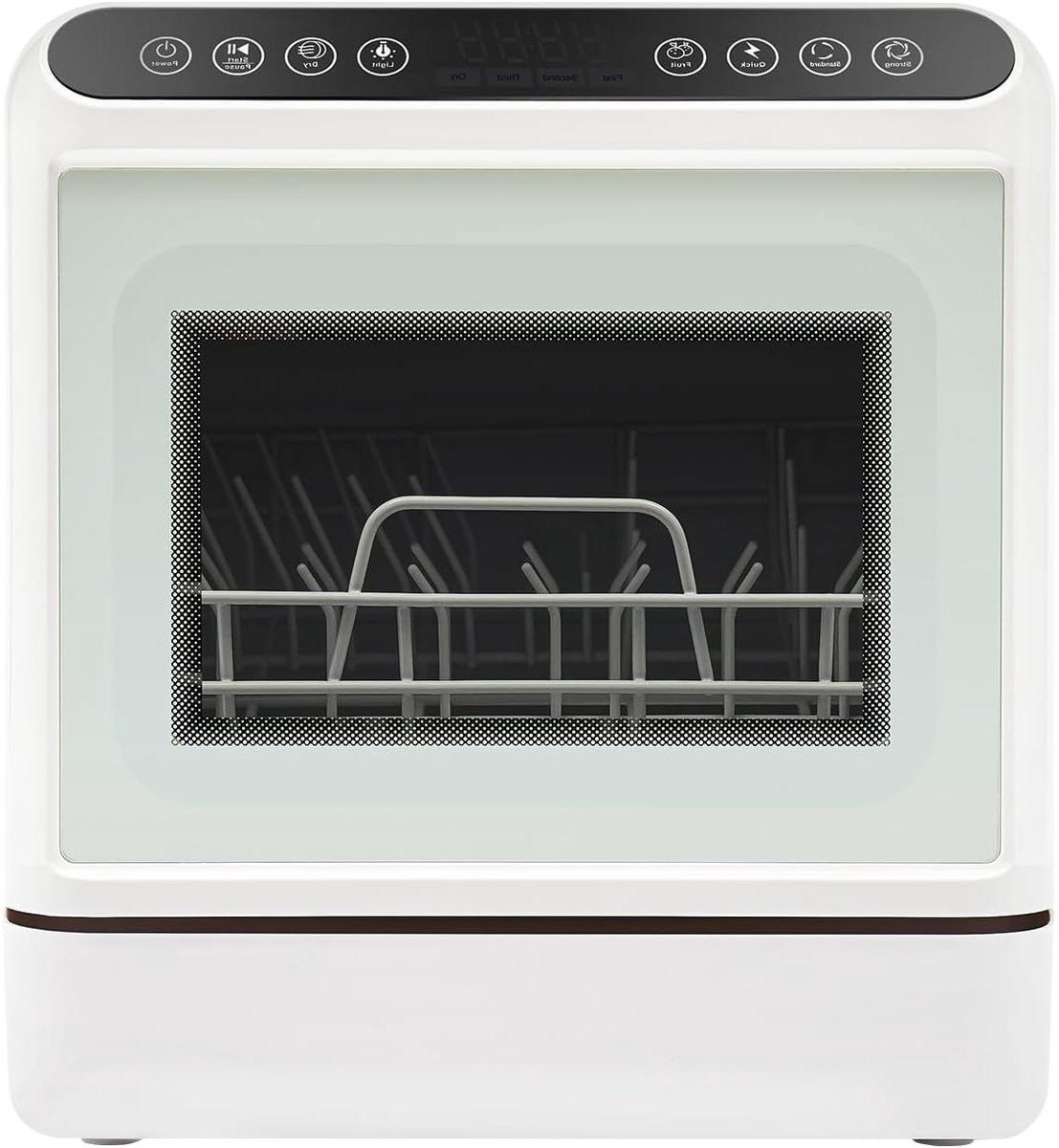 Tafelvaatwasser Compacte vaatwasser Keuken schoonmaken 72 uur opslagfunctie 6 liter reservoir Wit