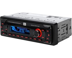 Autoradio Bluetooth USB - Auto MP3-speler Headunit - Muziek Luisteren Auto - Afneembaar Frontpaneel - 1-DIN - Zwart