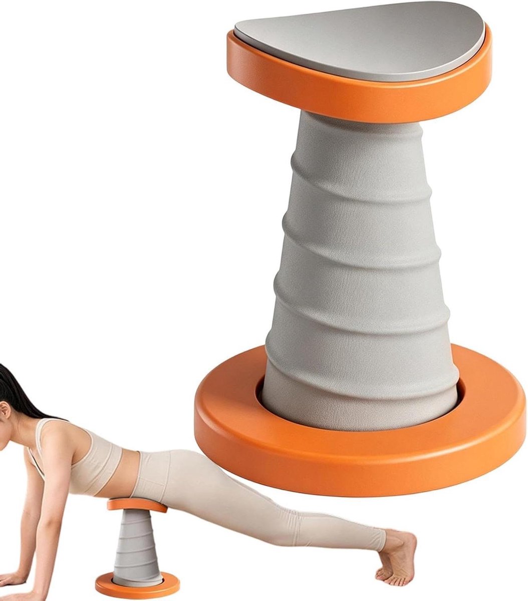 Opdrukstandaard - Push-up rek - Thuis trainen - Automatische rebound - 26x36 cm - Oranje