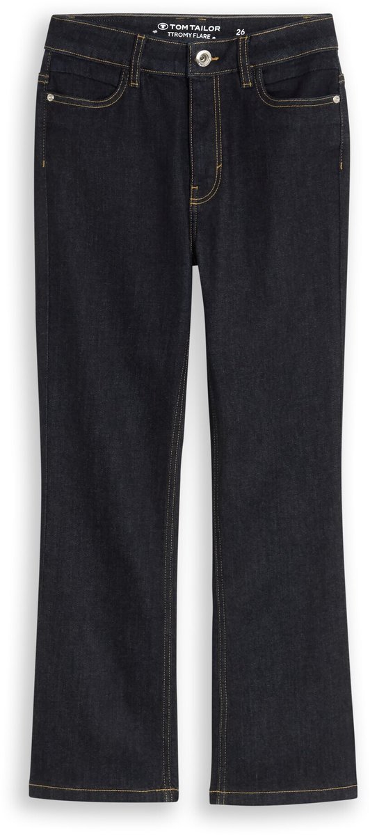 Tom Tailor - TTROMY FLARE-jeans - Maat 32/28 - Clean Rinsed Blue Denim