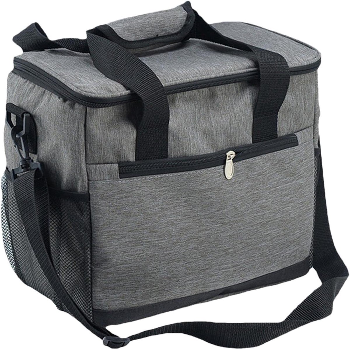 Geïsoleerde Picknicktas - Koeltas Lunchtas - Boodschappen Vervoeren - 8 Uur Temperatuurregeling - 17L of 30L - Grijs