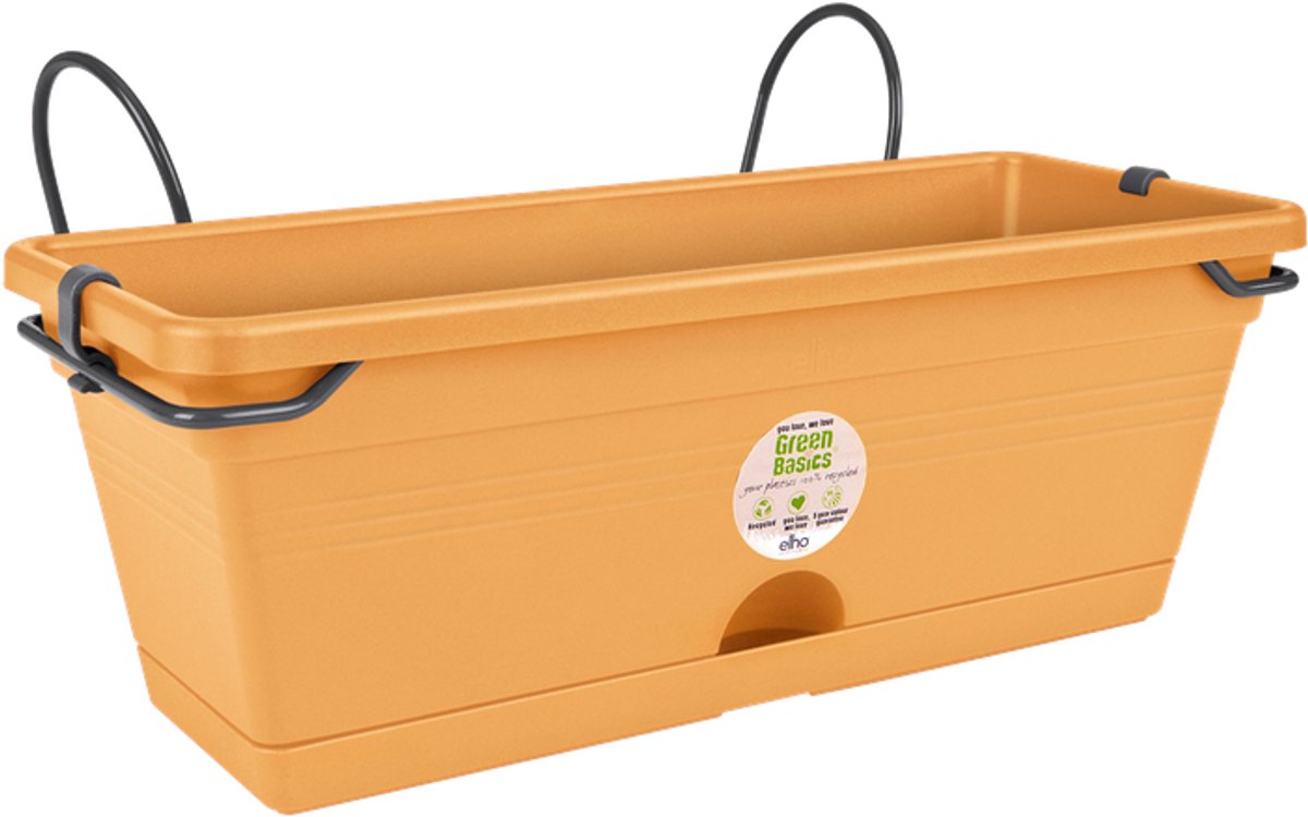 Elho Green Basics Balcony Planter Allin1 30 - Outdoor Balcony Planter