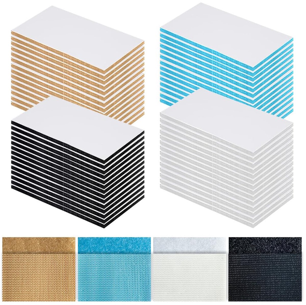 Dailygoods - Non-slip Mat Carpet - 60Pcs Dubbelzijdige Anti-slip Pads voor Vloerkleden