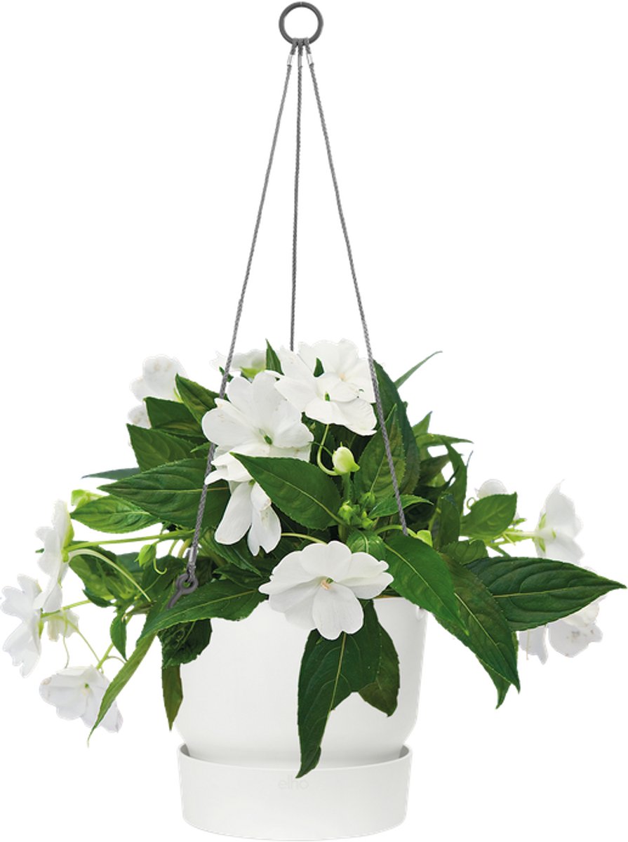 Elho Greenville Hanging Bowl 24 - Outdoor Hanging Pot