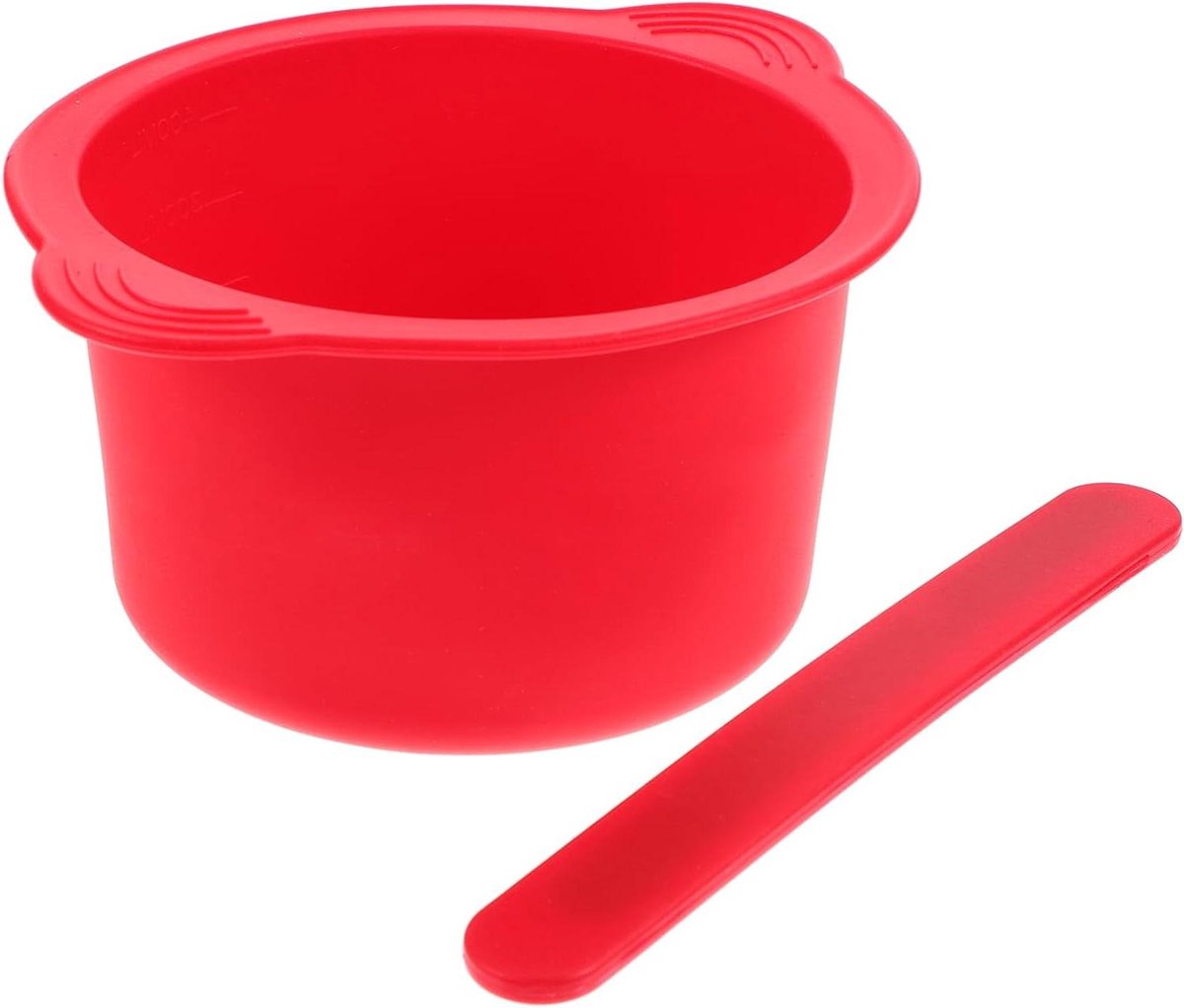 Siliconen Wax Verwarmer Kom - Harsverwarmer Liner - Ontharen Thuis - Met Roestvrijstalen Roerstaaf