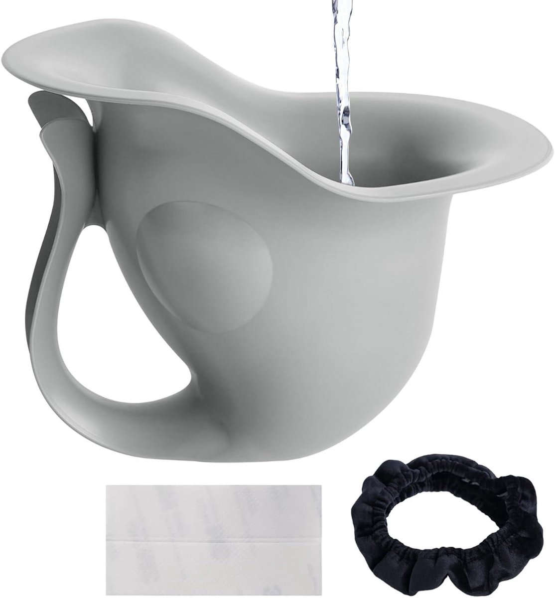 Kinderpotje - Baby Plas Potje - Zindelijkheidstraining - Antislip Onderkant - 14 x 14 x 19.55 cm - Grijs