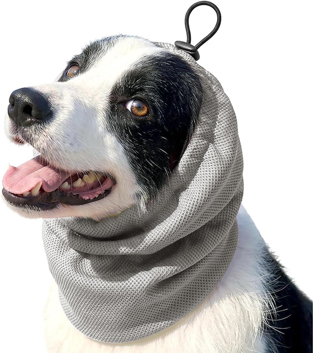 Honden Koelbandana - Verkoelende Halsband - Hitte Verminderen - Snel Onderdompelen - Maat S - Grijs