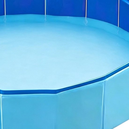 Klein kinderbadje, 120 x 30 cm, antislip, opvouwbaar, draagbaar wastafel, antislip hondenbadkuip, voor terras, binnenplaats, badkamer, buiten, huis, kinderen, puppy's, katten van Klein — afbeelding 5