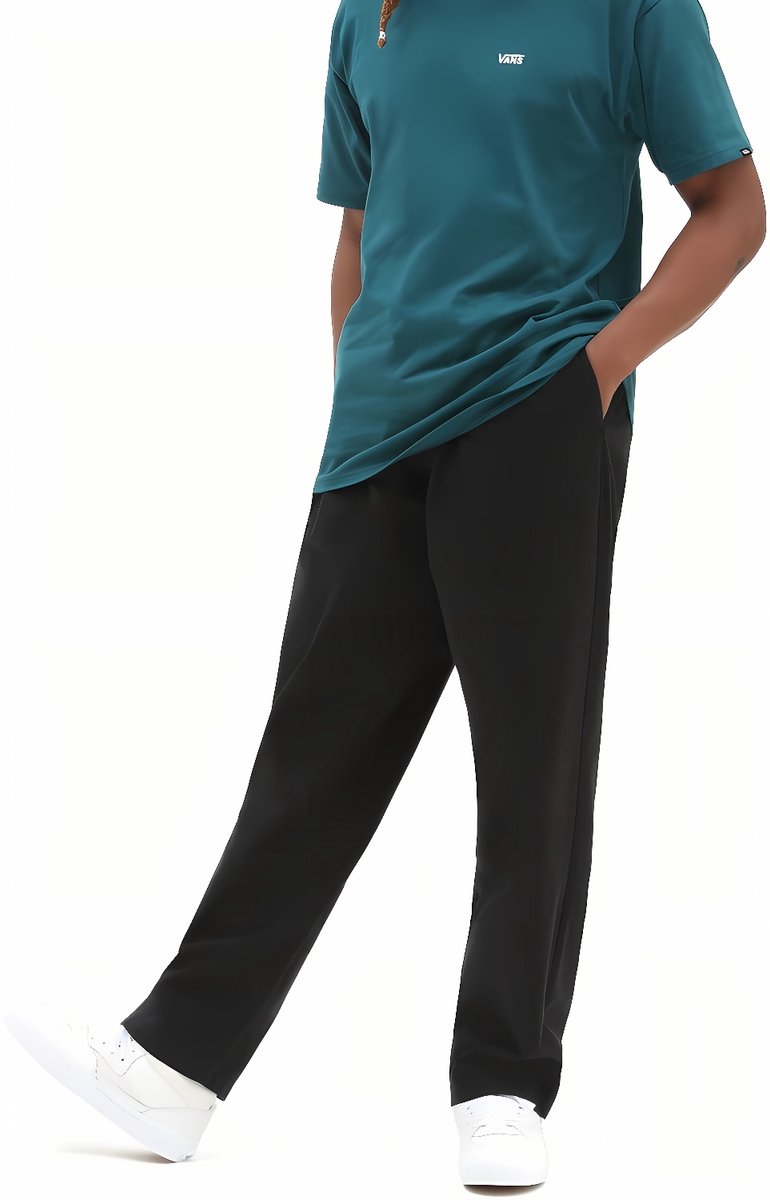 Vans Herenbroek Range Baggy Tapered met elastische tailleband Zwart