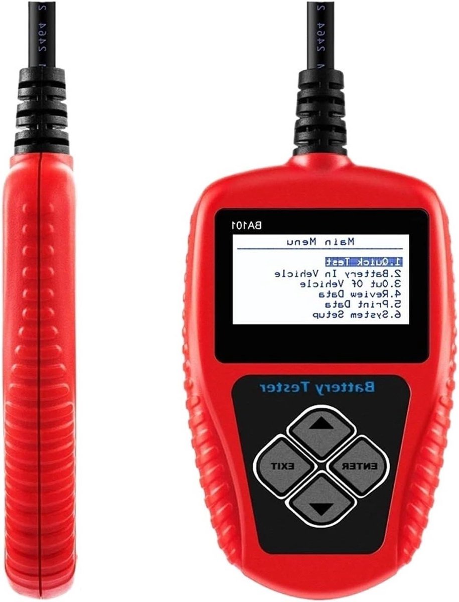 Accu Belastingstester - Dynamometer Diagnosetool - Voertuigonderhoud - Breed Belastingsbereik - 100-2000 CCA - Eenkleurig