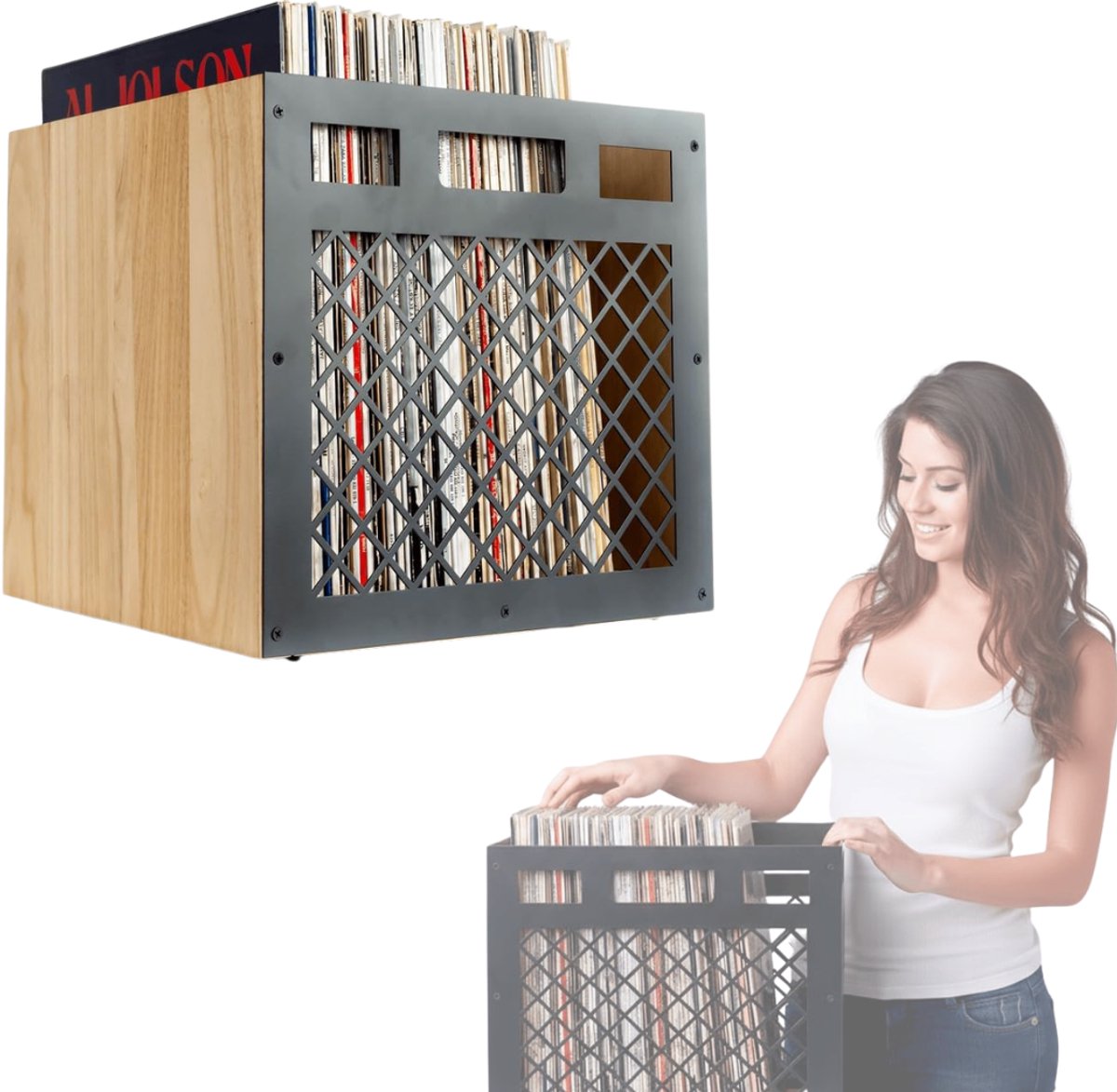 ApexArte® LP Houder – Platenkast – LP Kast