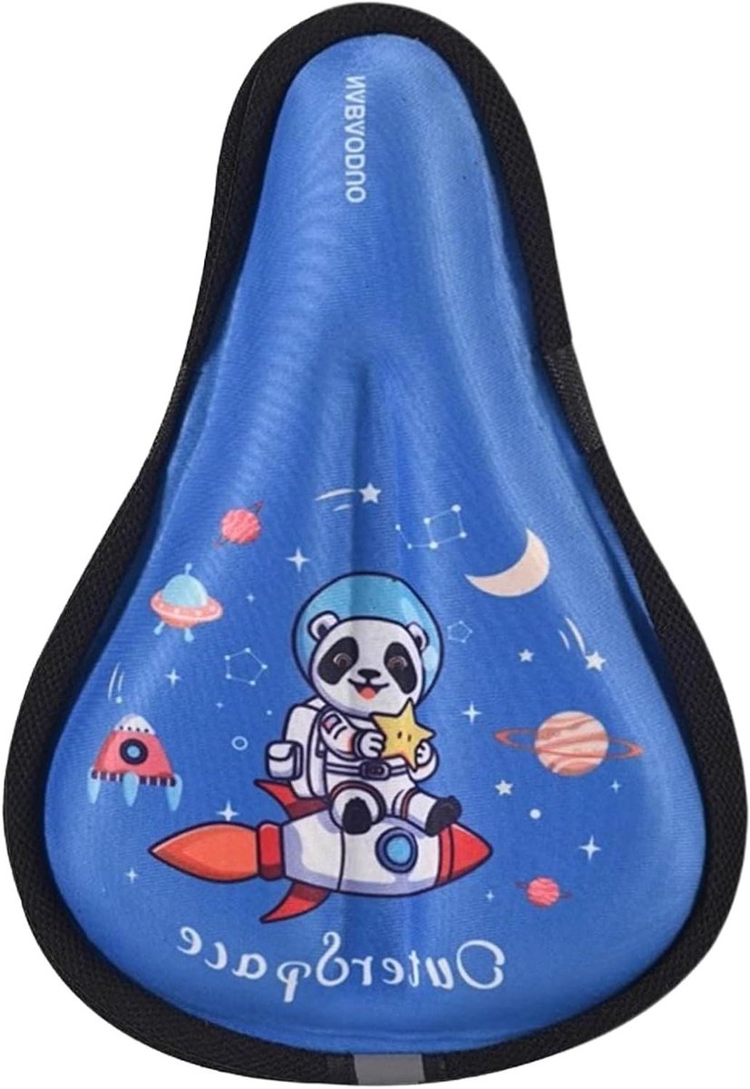 Fietszadel Kussen - Kinderzitje Fiets - Comfortabel Fietsen - Schokabsorberende Gelkern - 15 x 22 cm - Blauw