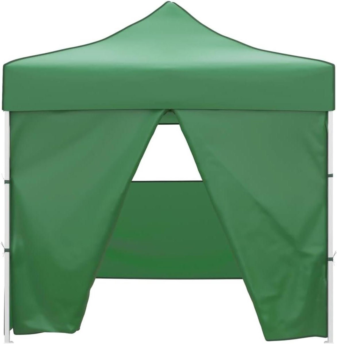 Opvouwbare Partytent - Paviljoen Tent - Feesten Buiten - Met Zijwanden - 300x300 cm - Groen