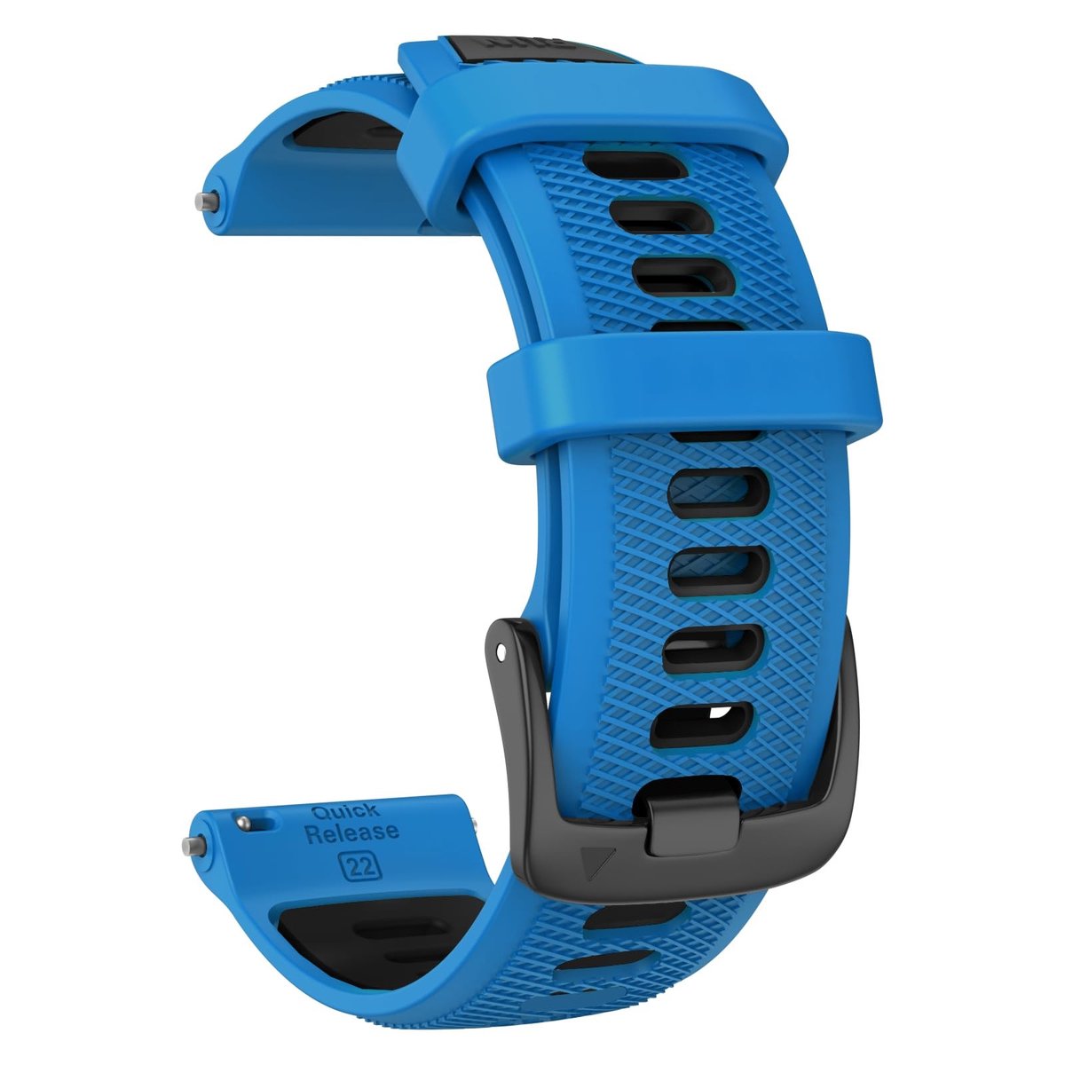 Dailygoods- Horlogebandje 22mm Siliconen - Vervangend Bandje - Compatibel met Garmin/Vivoactive/Samsung Galaxy - Lichtgewicht/Waterdicht - Eenvoudig aan te passen - Horlogeband