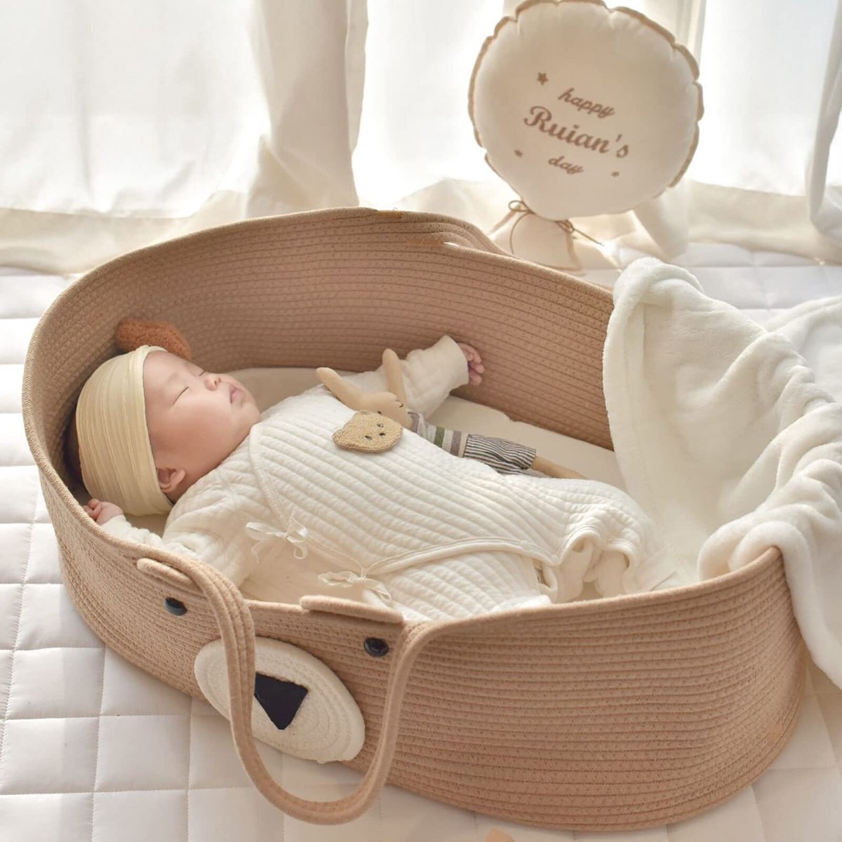 Dailygoods - Draagbare Baby Moses Mand voor Onderweg