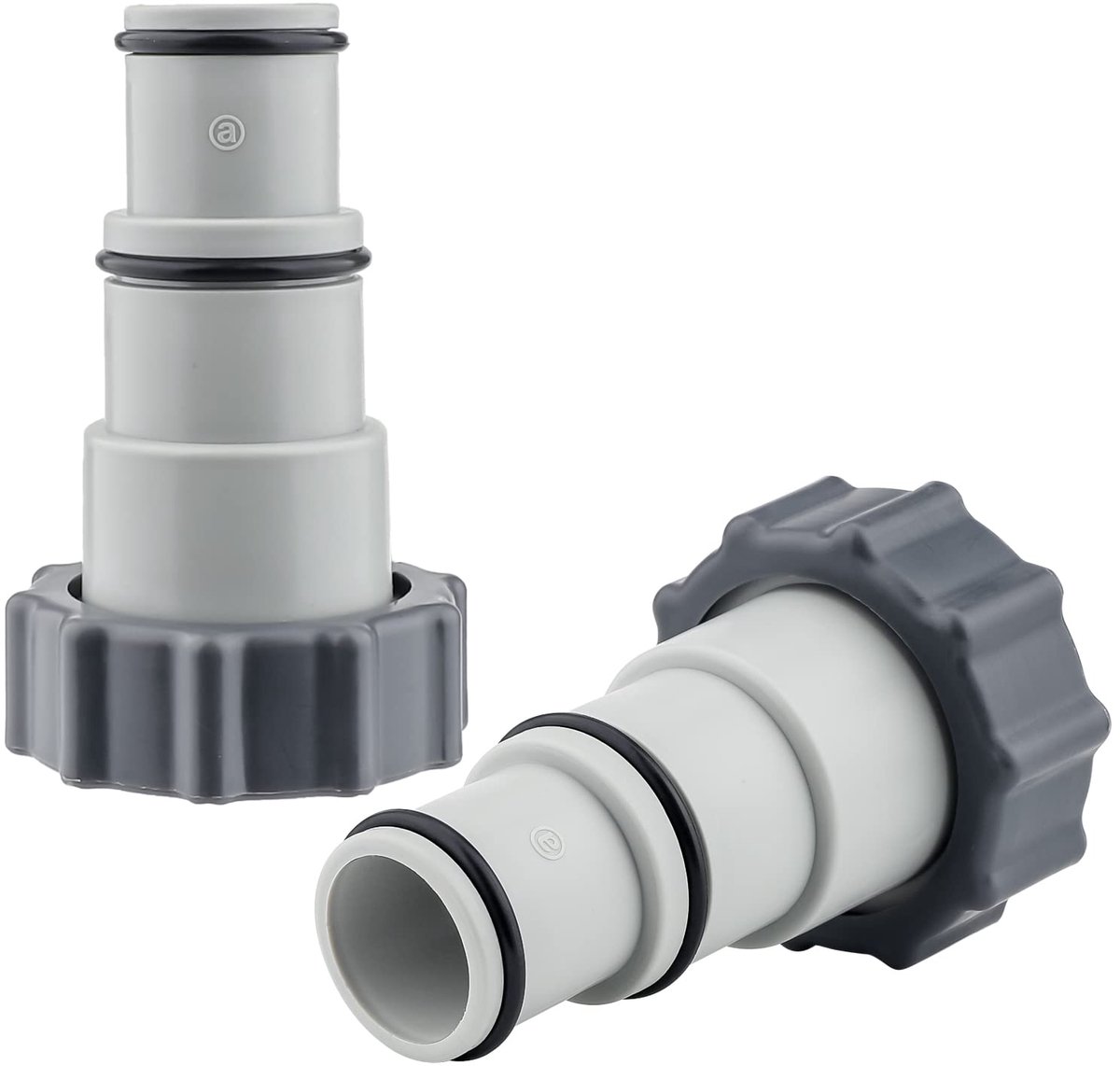 Dailygoods- Slangadapter zwembad 2x A - Aansluitset 32/38 mm - Binnendraad - Hoogwaardig kunststof - Geschikt voor zwembadpompen - Lange levensduur - Zwembadslang