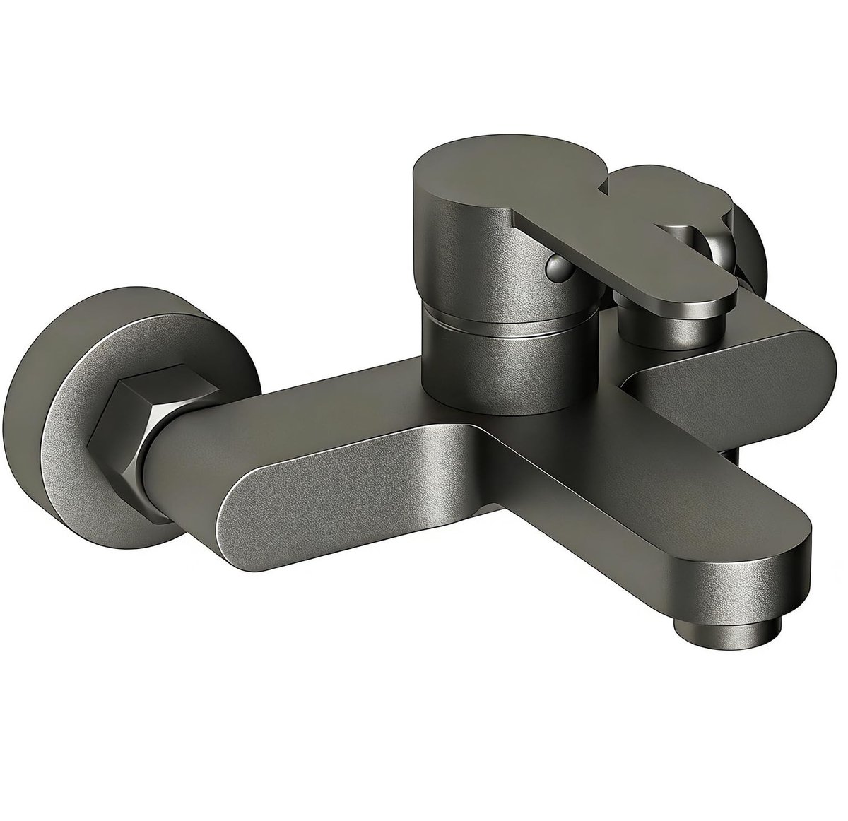 Dailygoods - Wandmontage Badkraan met Enkel Handvat - Moderne Bad Mixer Tap voor Badkamer