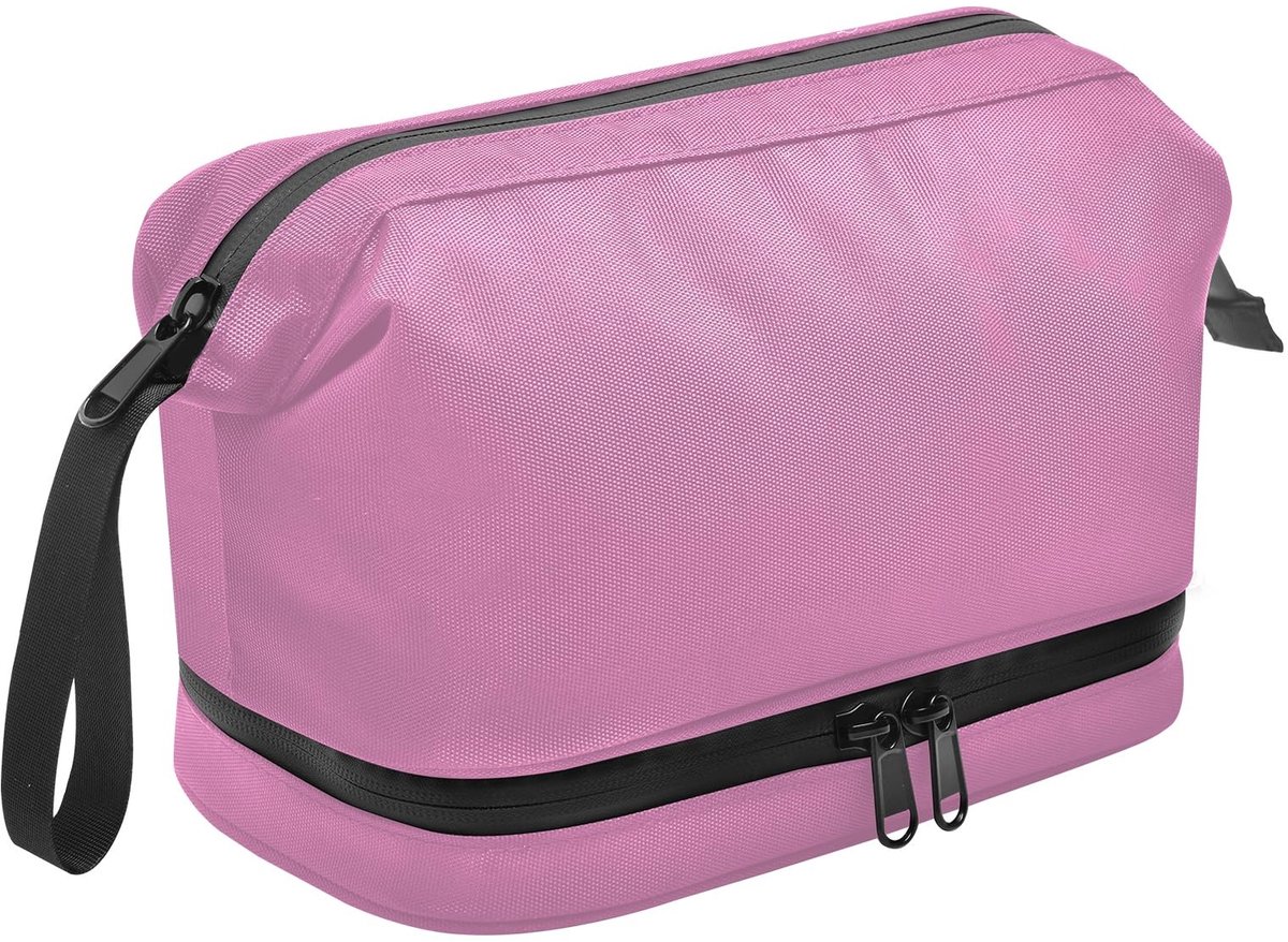 Dailygoods - Waterdichte Toilettas voor Mannen - Reisaccessoire met Nat/Droog Compartement