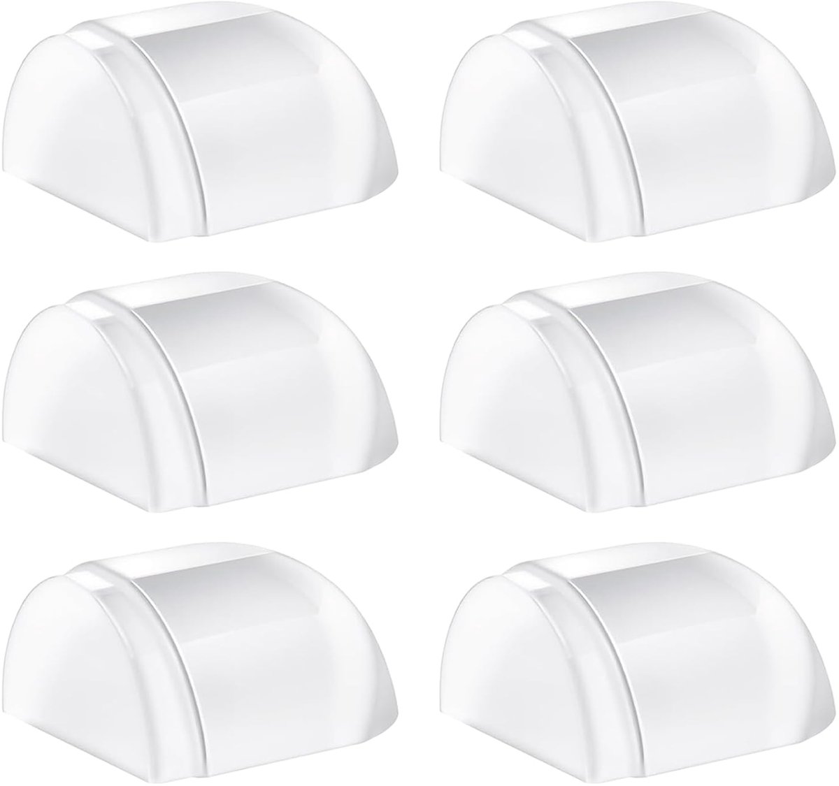 Dailygoods - Zelfklevende Deurstoppers voor Harde Vloeren - Transparant 40mm