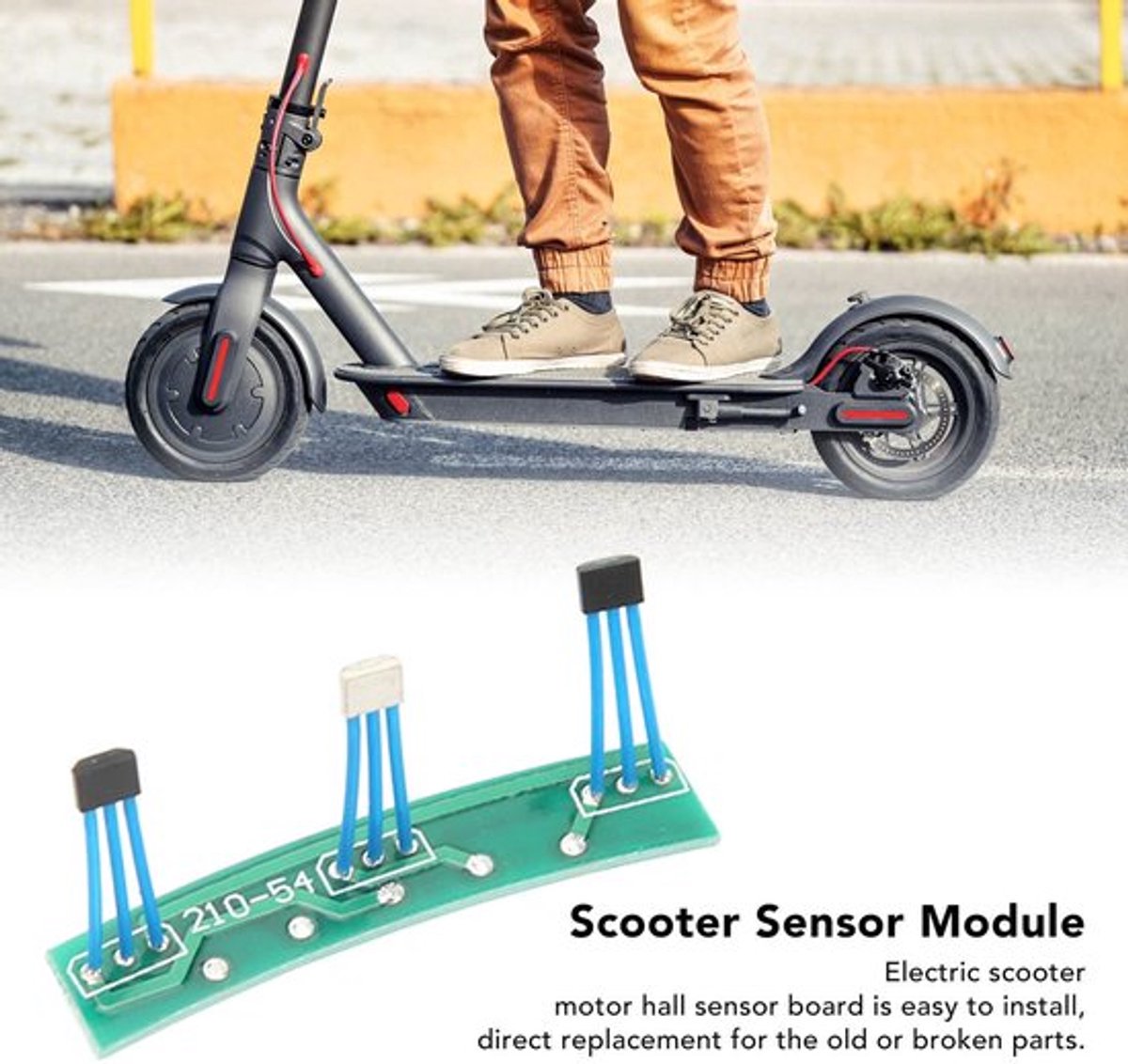 Dashboard Vervanging - Elektrische Scooter Sensor - Eenvoudig te installeren - Geschikt voor PRO2 - Motor Hall Sensor - Vervangingsd