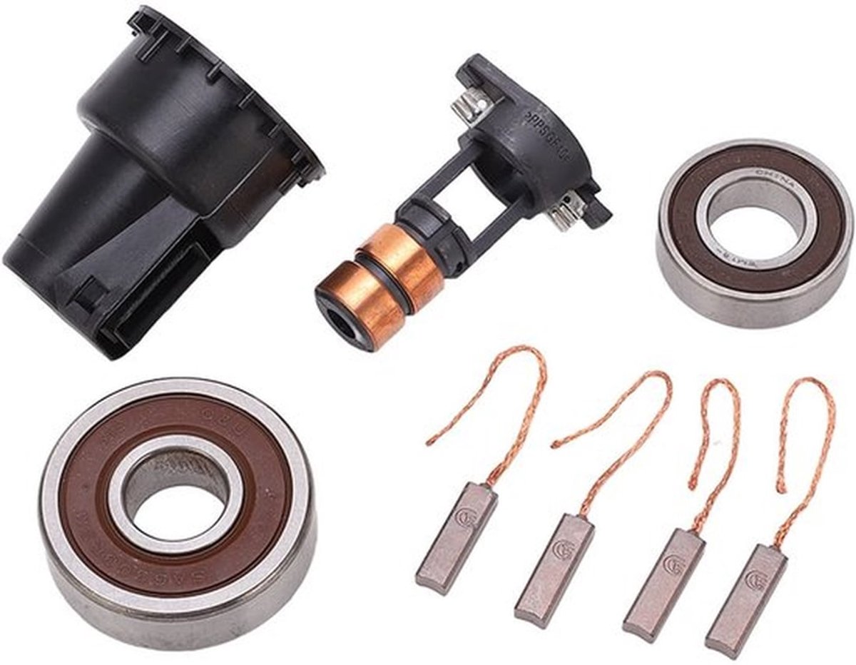 Dynamo Reparatie Kit - Slip Ring Borstels - Perfecte Vervanging - 230090 - ABS Koper Materiaal - Voor Elektrische Apparaten - Inclusief L...