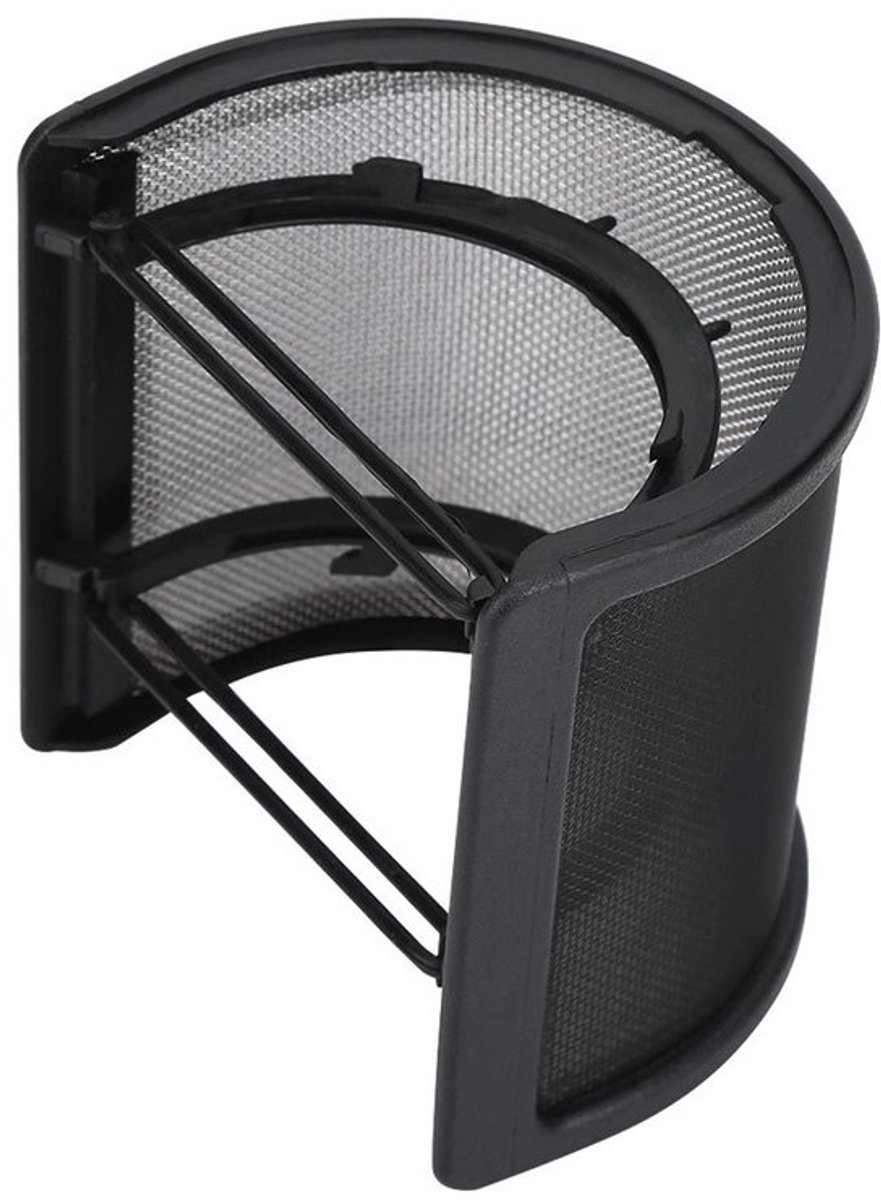 Microfoonpopfilter - U-vormig windscherm - Voor studio-microfoons - Verbetert Geluidskwaliteit - Professioneel Geluid - Geschikt voor Opnames