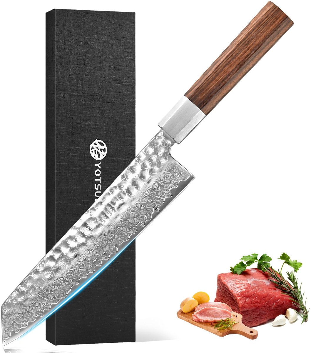 Dailygoods - 8 inch Damascus Kookmes - Professionele Keukenmes