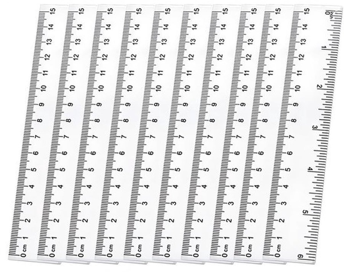 - Transparante Plastic Linialen - 15 cm - Ideaal voor School - Kantoor - 40 stuks - Precisie en nauwkeurigheid - Geschikt voor leerlingen -..