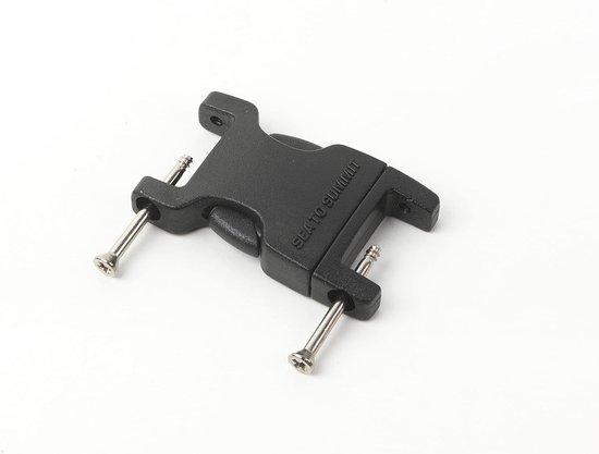 Reparatie Gesp - Zijsluiting - Kleding Repareren - 15 mm Breed - Eenheidsmaat - Zwart — afbeelding 2