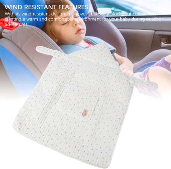 Draagzakhoes Baby - Baby Hoodie - Warm Buiten - Ruim Vak - 70 x 100 cm - Katoen — afbeelding 4