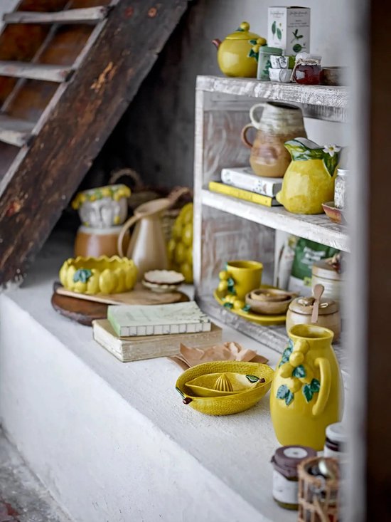 Bloomingville Citroenpers aardewerk geel Limone van Bloomingville — afbeelding 2