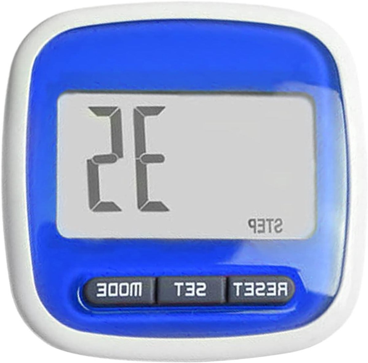 Stappenteller Clip-on - Fitness Tracker - Gezondheid Bijhouden - 3D Tri-Axis Technologie - 30g - Blauw