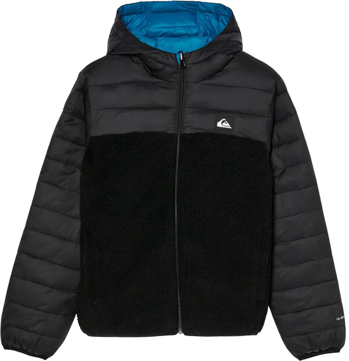 Quiksilver Scaly Reversible Jas 12 Years Jongen Zwart