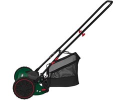 PARKSIDE® Hand grasmaaier - Stil maaien zonder stroom – Handmatig en fluisterstil - Perfect gemaaid gazon – Traploos instelbare maaihoogte - Ideaal voor kleine tuinen – Lichtgewicht en wendbaar