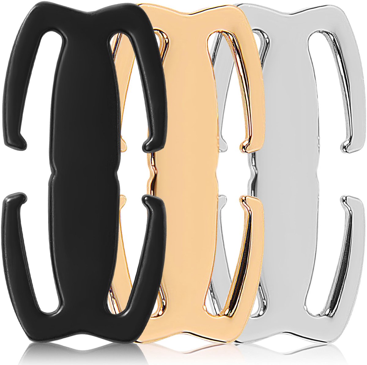 Dailygoods - 3 Stuks Premium Bh-bandjesclips - Onzichtbare BH Accessoires