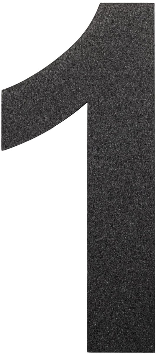 Dailygoods - Luxe Huisnummer 6 - Roestvrij Staal met Drijvend Uiterlijk