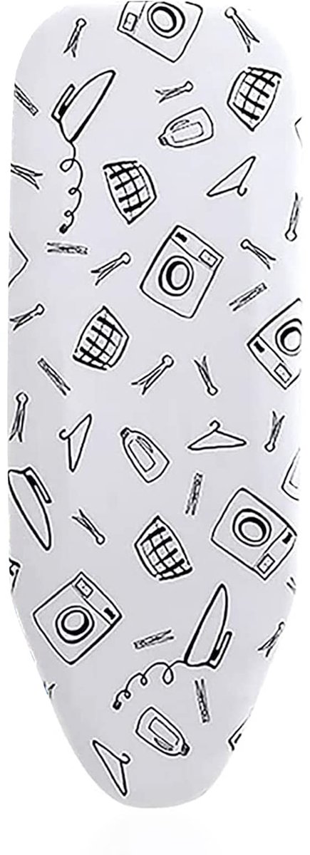 Dailygoods - Kleine Strijkplankhoes 81x30cm - Gevuld voor Tafelmodel Strijkborden
