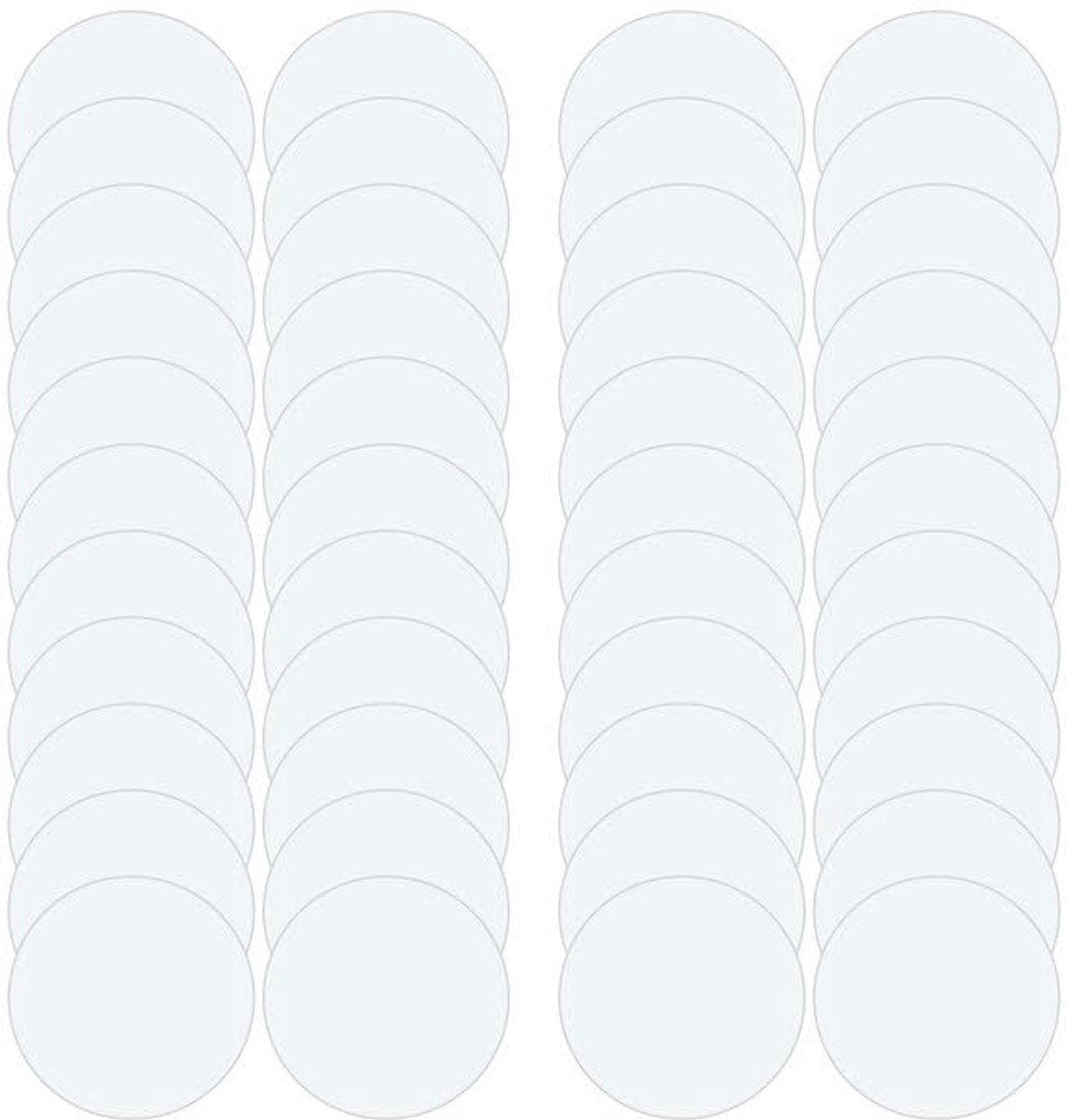 Dailygoods - Pack van 100 Nipple Covers - Zelfklevende Nipple Bescherming voor Mannen