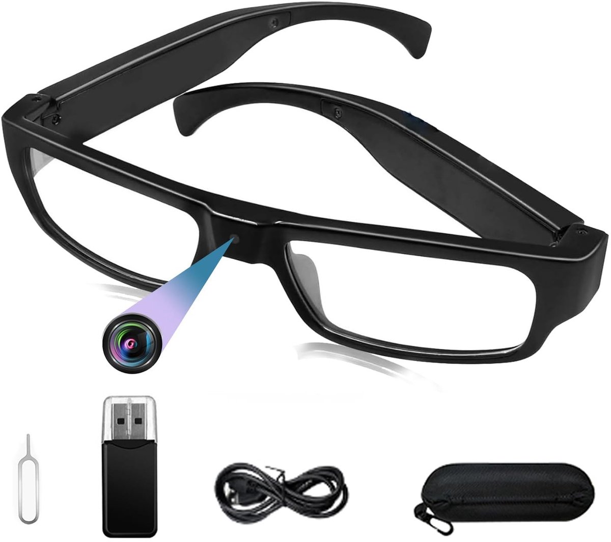 Dailygoods - HD 1080p Camerabril - Draagbare Actiecamera voor Sport en Avontuur